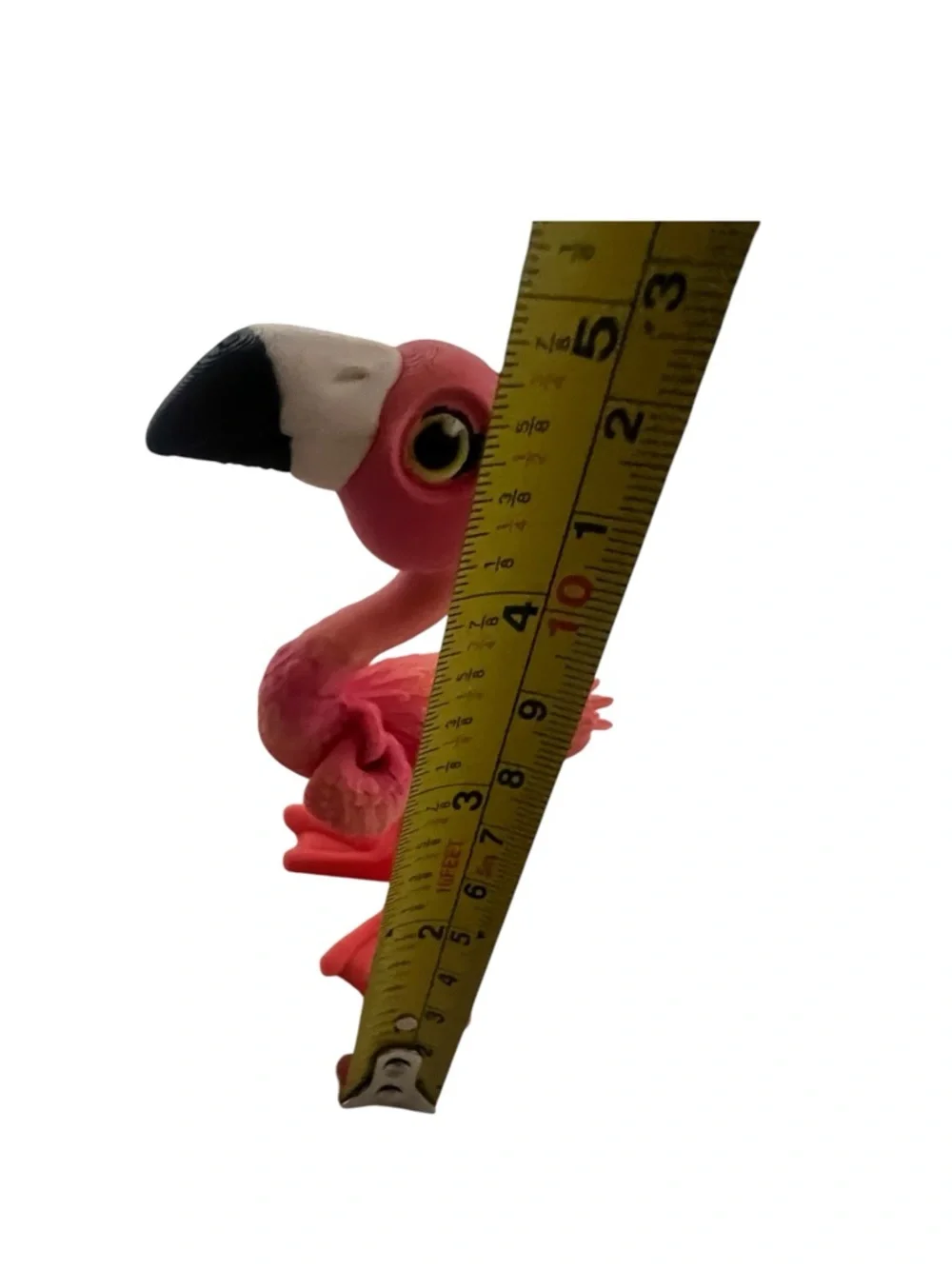 Pink Flamingo 3D printed articulated fun to play with. For all ages